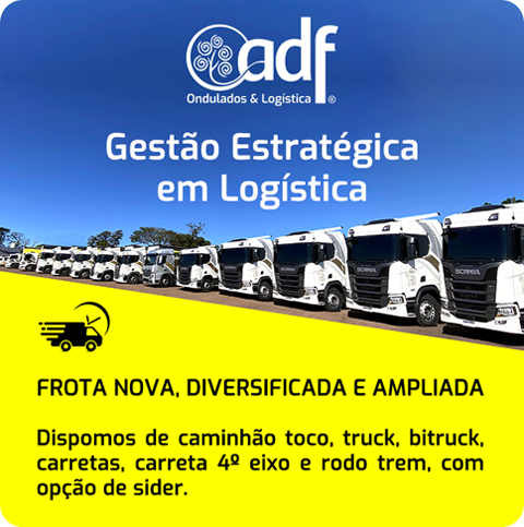 Frota nova, diversificada e ampliada.